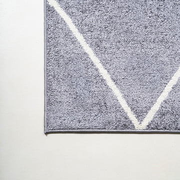 Cole Minimalist Diamond Trellis Area Rug